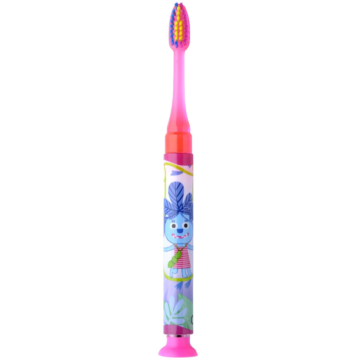 Gum Light-Up Junior 6+ Soft Toothbrush with Timer Light Παιδική Μαλακή Οδοντόβουρτσα με Φωτεινή Ένδειξη 1 Τεμάχιο - Ροζ φωτογραφία