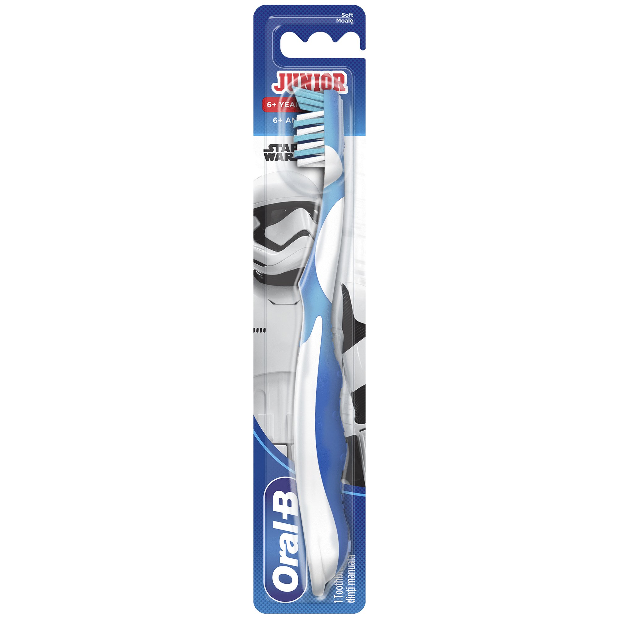 Oral-B Oral-B Junior Star Wars Soft Μαλακή Παιδική Οδοντόβουρτσα 6+ Years 1 Τεμάχιο - Μπλε