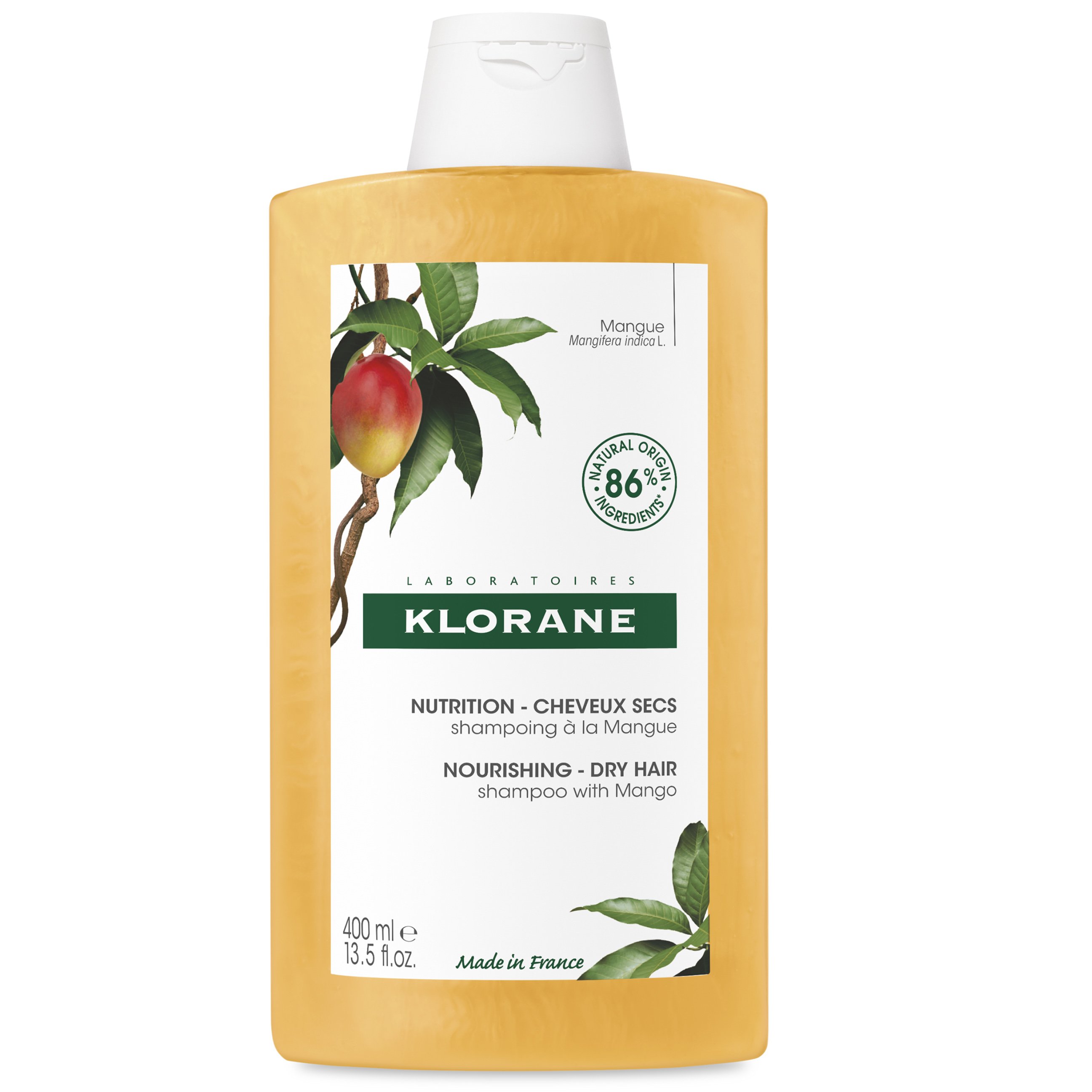 Klorane Klorane Mango Shampoo Dry Hair Σαμπουάν με Μάνγκο για Ξηρά Μαλλιά 400ml