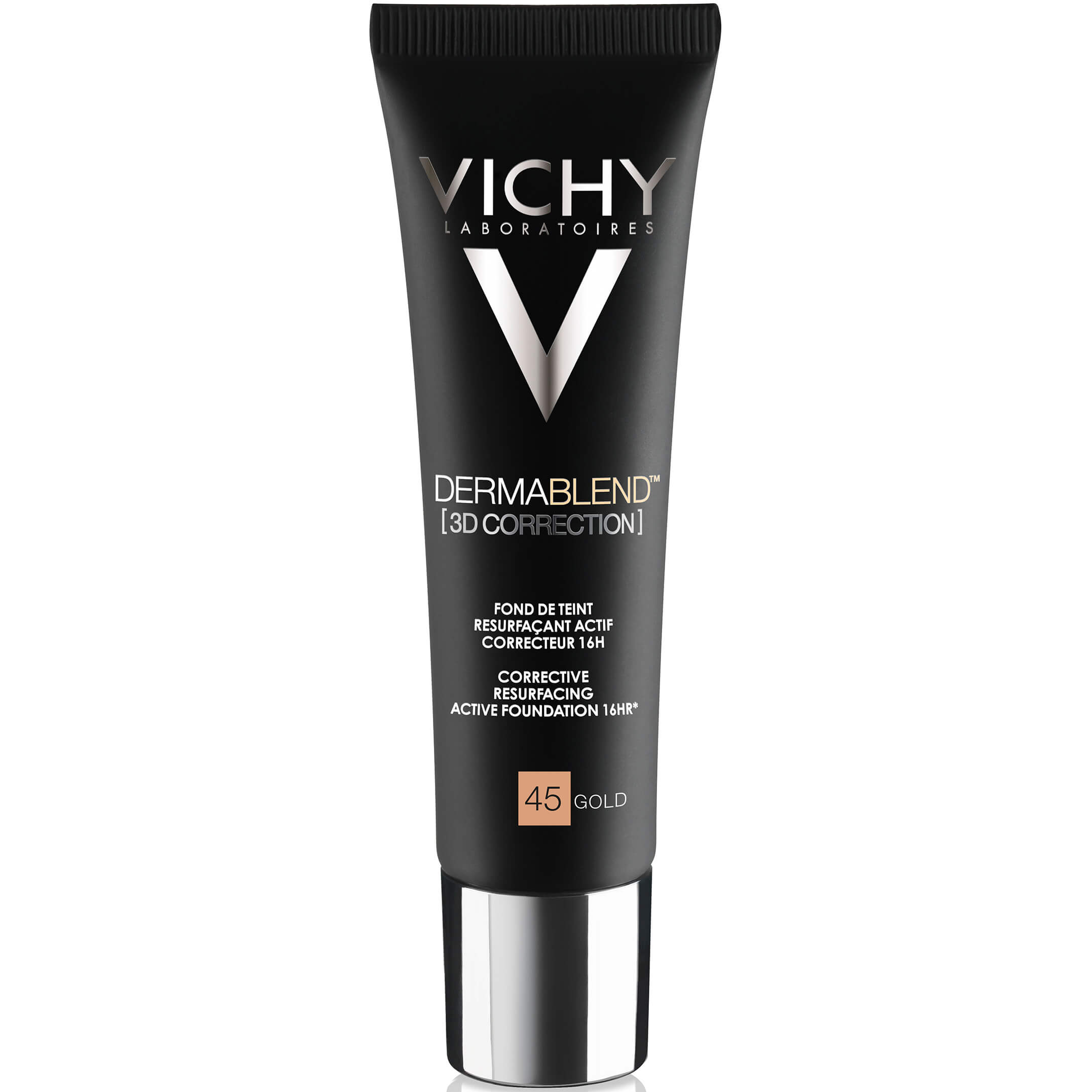 Vichy Vichy Dermablend 3D Make Up Ενεργής Διόρθωσης 16 Ωρών Υψηλής Κάλυψης για την Άμεση Διόρθωση του Χρωματικού Τόνου 30ml - 45 Gold