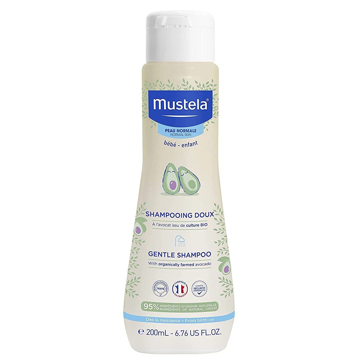 Mustela Mustela Gentle Shampoo 200ml Βρεφικό Σαμᴨουάν Χωρίς Δάκρυα 1 Τεμάχιο