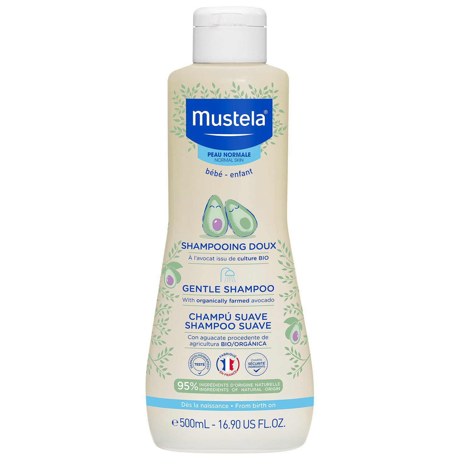 Mustela Gentle Shampoo 500ml Βρεφικό Σαμᴨουάν Χωρίς Δάκρυα 1 Τεμάχιο φωτογραφία