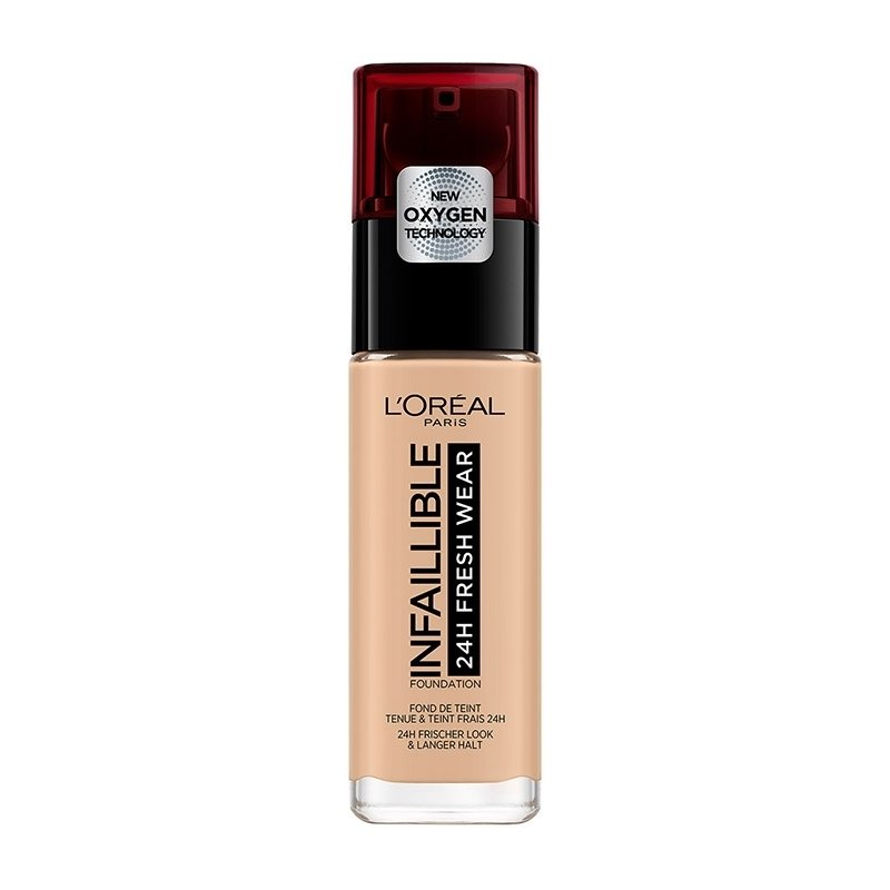 Loreal Paris L'oreal Paris Infaillible 24H Foundation Βάση που Εξασφαλίζει Διάρκεια & Ανθεκτικότητα 30ml - Natural Rose