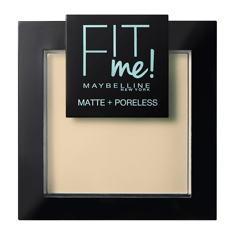 MAYBELLINE Maybelline Fit Me Matte + Poreless Pressed Powder Πούδρα για Φυσική και Ταυτόχρονα Ματ Κάλυψη 8.2gr - 105 Natural Ivory