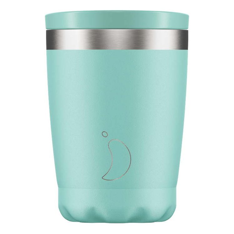 Chilly's Chilly's Coffee Cup Ανοξείδωτη Κούπα για Ροφήματα 340ml - Green Pastel