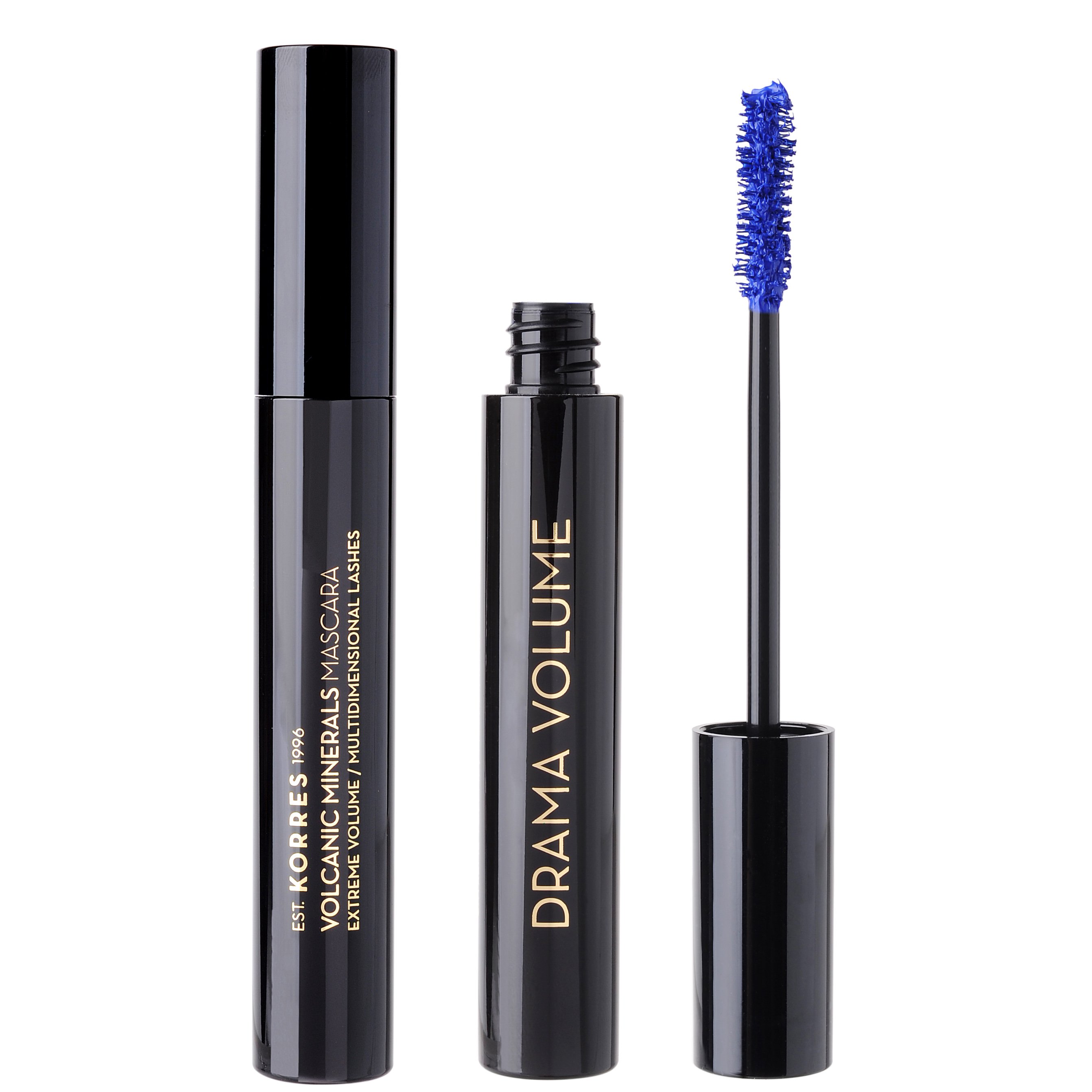 Korres Korres Volcanic Minerals Mascara Drama Volume Πολυδιάστατη Μάσκαρα για Μέγιστο Όγκο στις Βλεφαρίδες & Εντυπωσιακό Αποτέλεσμα 11m - 03 Bright Blue