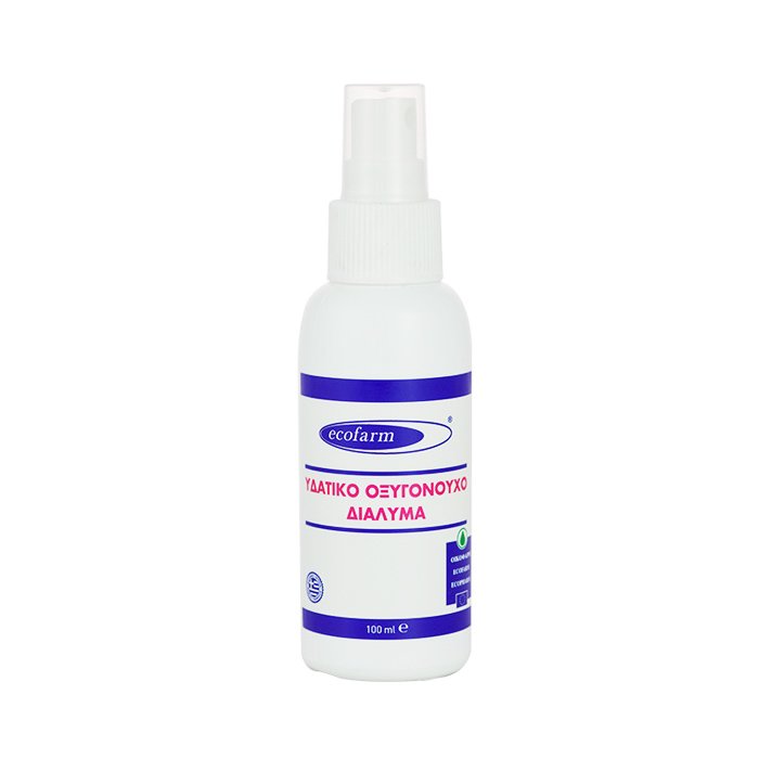 Ecofarm Ecofarm Hydrogen Peroxide Solution Υδατικό Οξυγονούχο Διάλυμα (Οξυζενέ) - 100ml Spray