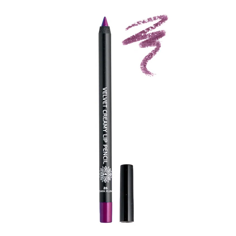 Garden Garden Velvet Creamy Lip Pencil Μολύβι Χειλιών που Σχεδιάζει Τέλεια το Περίγραμμα για Σταθερό Αποτέλεσμα 1.4g - 26 Dark Plum