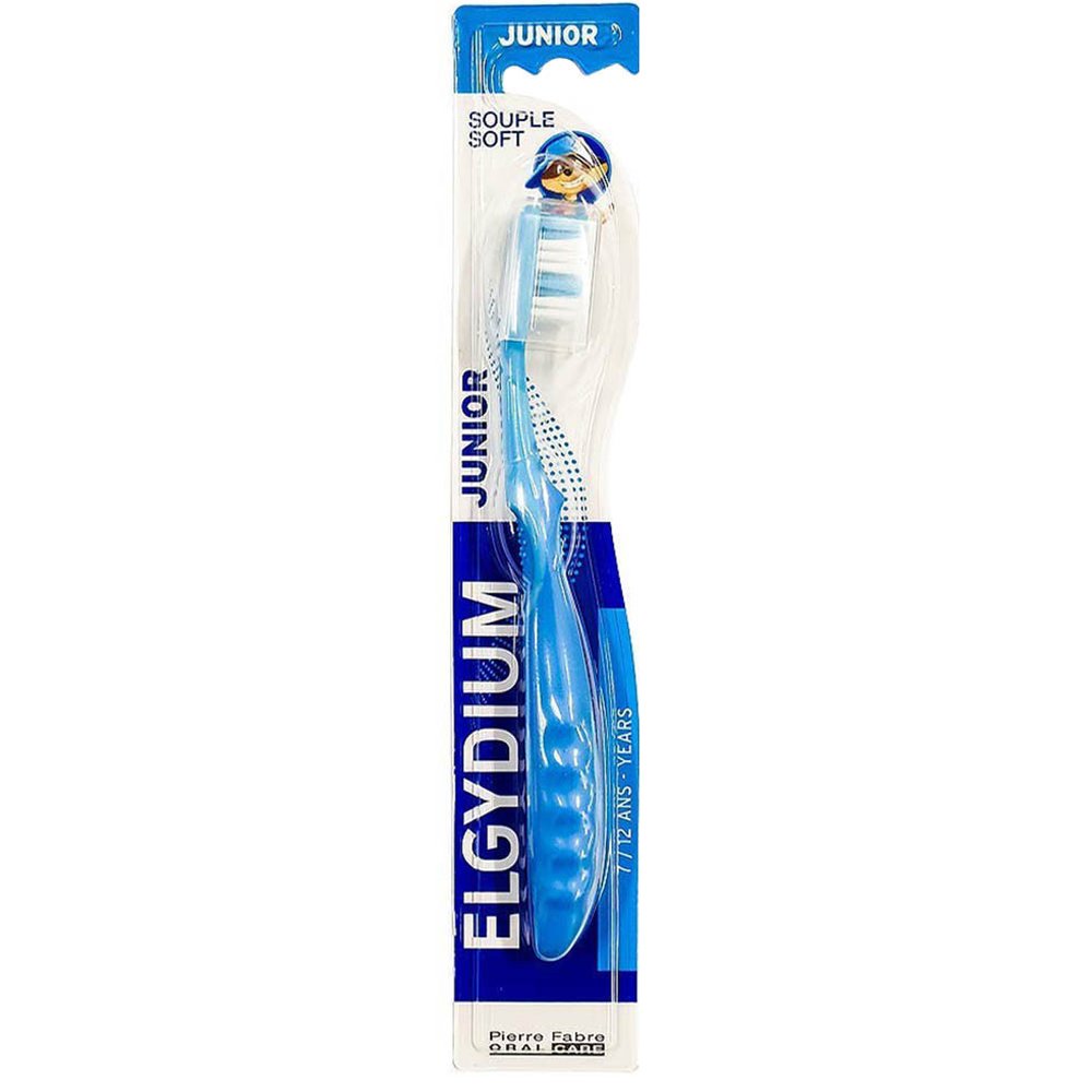 Elgydium Junior Soft Toothbrush Μπλε Μαλακή Οδοντόβουρτσα για Παιδιά 7 Έως 12 Ετών 1 Τεμάχιο φωτογραφία