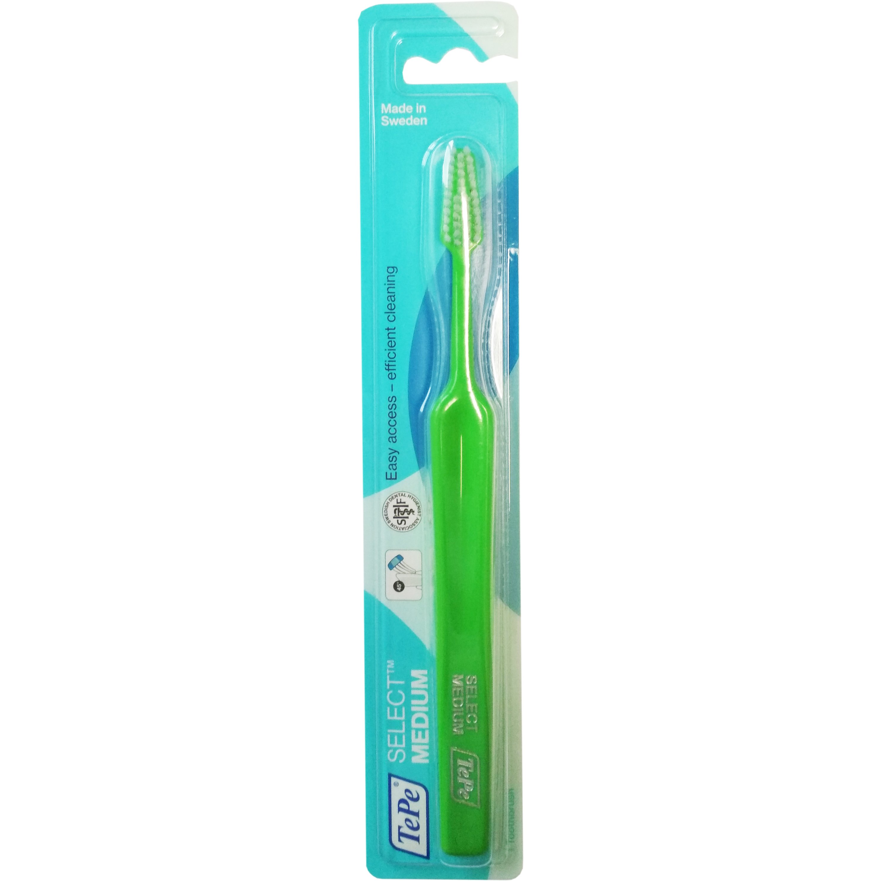 Tepe Select Medium Toothbrush Οδοντόβουρτσα με Μέτριας Σκληρότητας Ίνες για Βαθύ Καθαρισμό 1 Τεμάχιο – Λαχανί