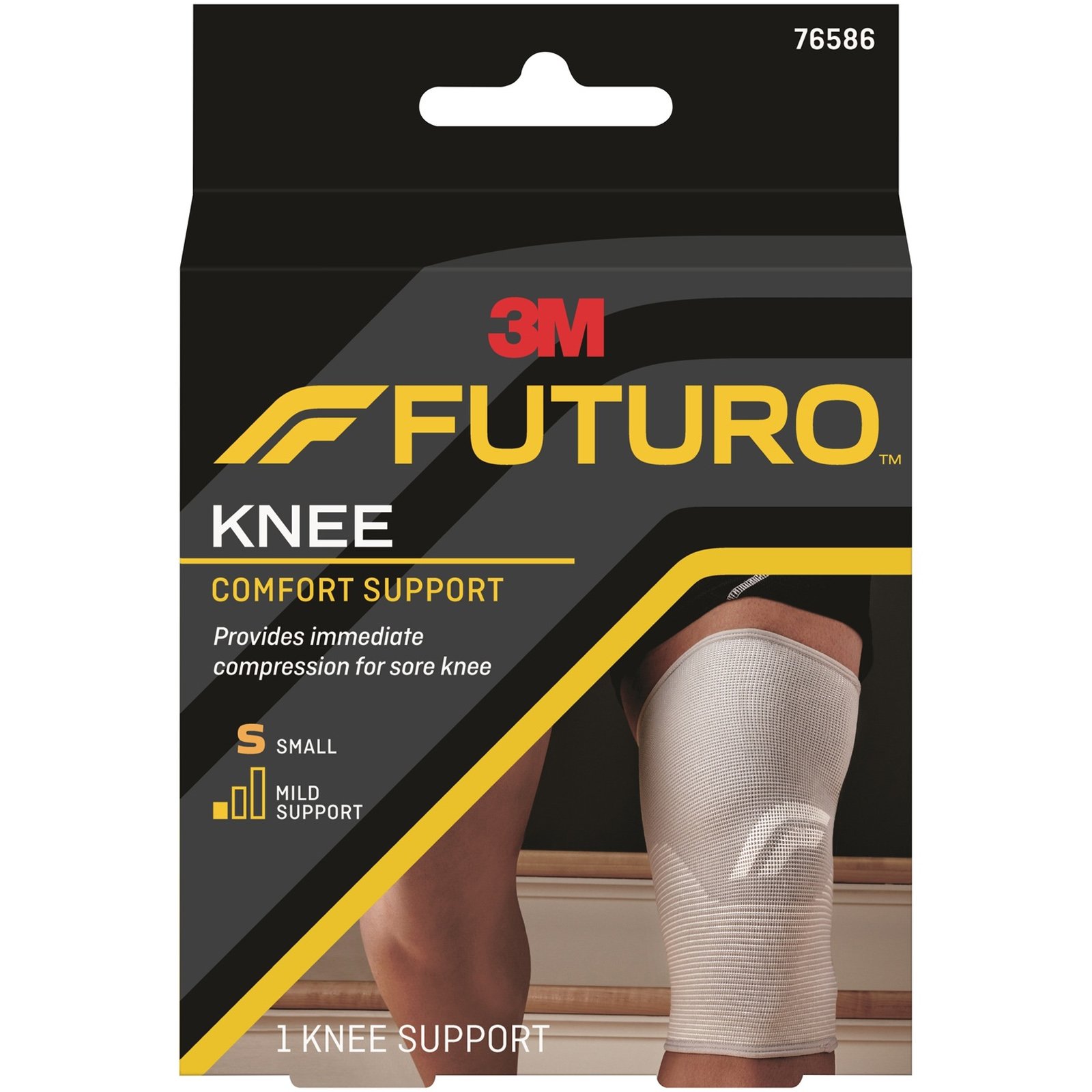 FUTURO 3M Futuro Comfort Knee Support Ελαστική Πλεκτή Επιγονατίδα με Λεπτό & Εύκαμπτο Σχεδιασμό 1 Τεμάχιο - Small