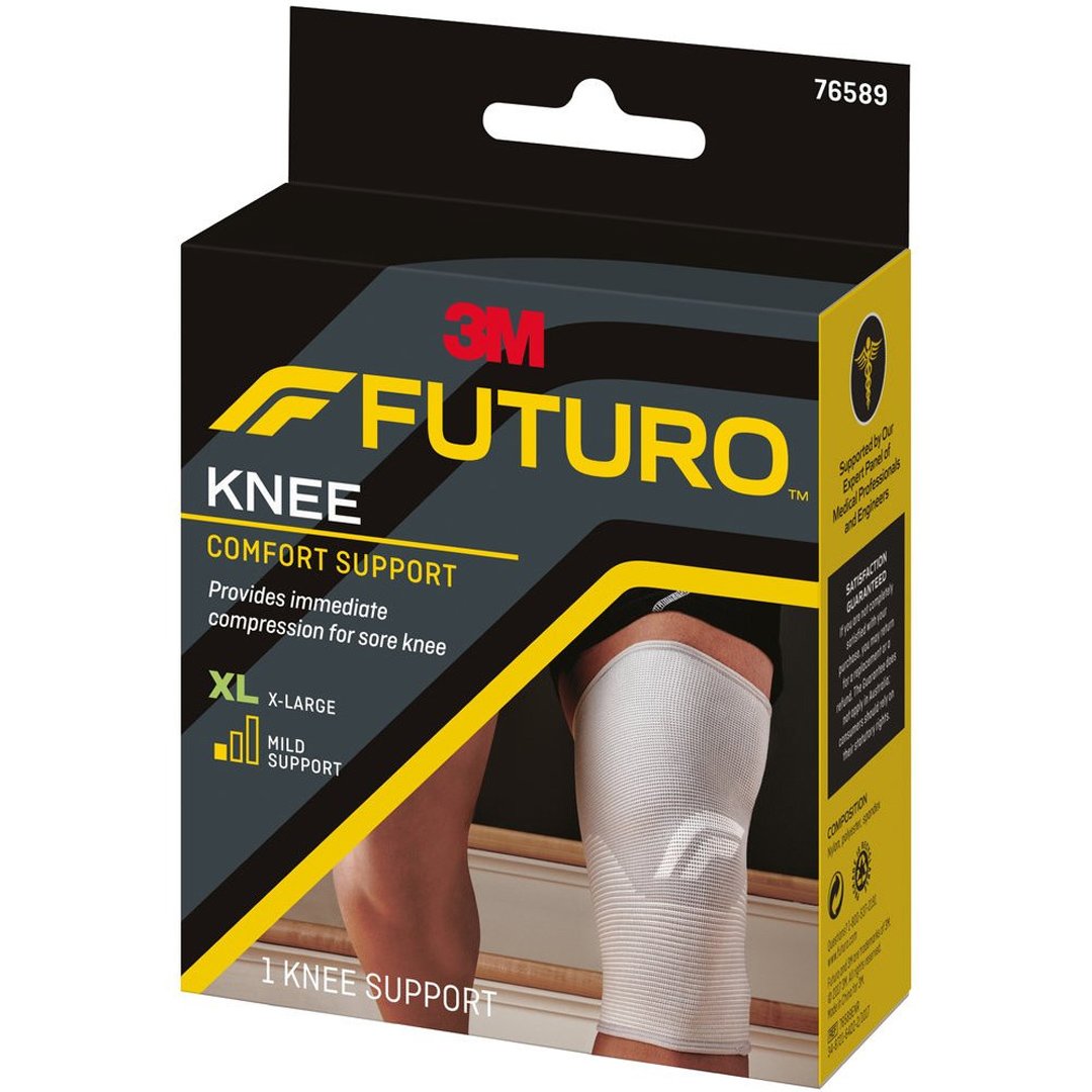 FUTURO 3M Futuro Comfort Knee Support Ελαστική Πλεκτή Επιγονατίδα με Λεπτό & Εύκαμπτο Σχεδιασμό 1 Τεμάχιο - Extra Large