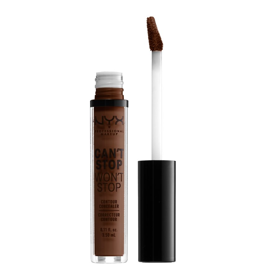 NYX Professional Makeup NYX Professional Makeup Can't Stop Won't Stop Contour Concealer Χαρίζει Πλήρη Κάλυψη με Αποτέλεσμα που Διαρκεί Έως και για 24 Ώρες 3.5ml - 22.7 Deep Walnut