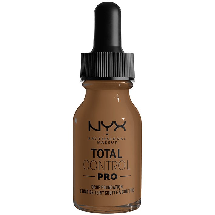 NYX Professional Makeup NYX Professional Makeup Total Control Pro Drop Foundation Δίνει στο Δέρμα Φυσικό Υγιές Φινίρισμα Απαλύνοντας τις Ατέλειες 13ml - Deep Sable