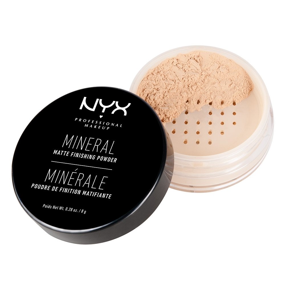 NYX Professional Makeup NYX Professional Makeup Mineral Finishing Powder Ορυκτή Πούδρα για Τέλειο Φινίρισμα & Λαμπερή Επιδερμίδα 8gr - Light/ Medium