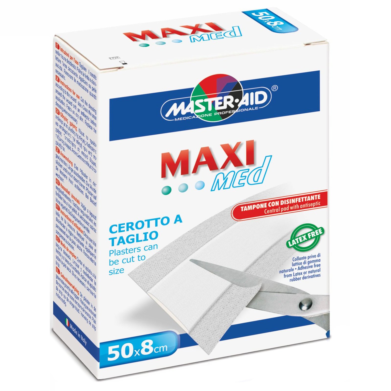 Master Aid Master Aid Maxi Med Ρολά Συνεχούς Γάζας - 50x8cm