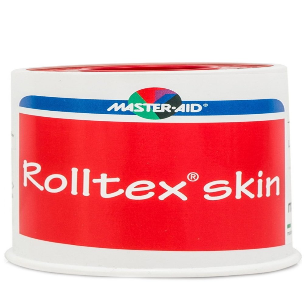 Master Aid Master Aid Rolltex Skin Αυτοκόλλητη Επιδεσμική Ταινία Καφέ 5m x 2.5cm 1 Τεμάχιο