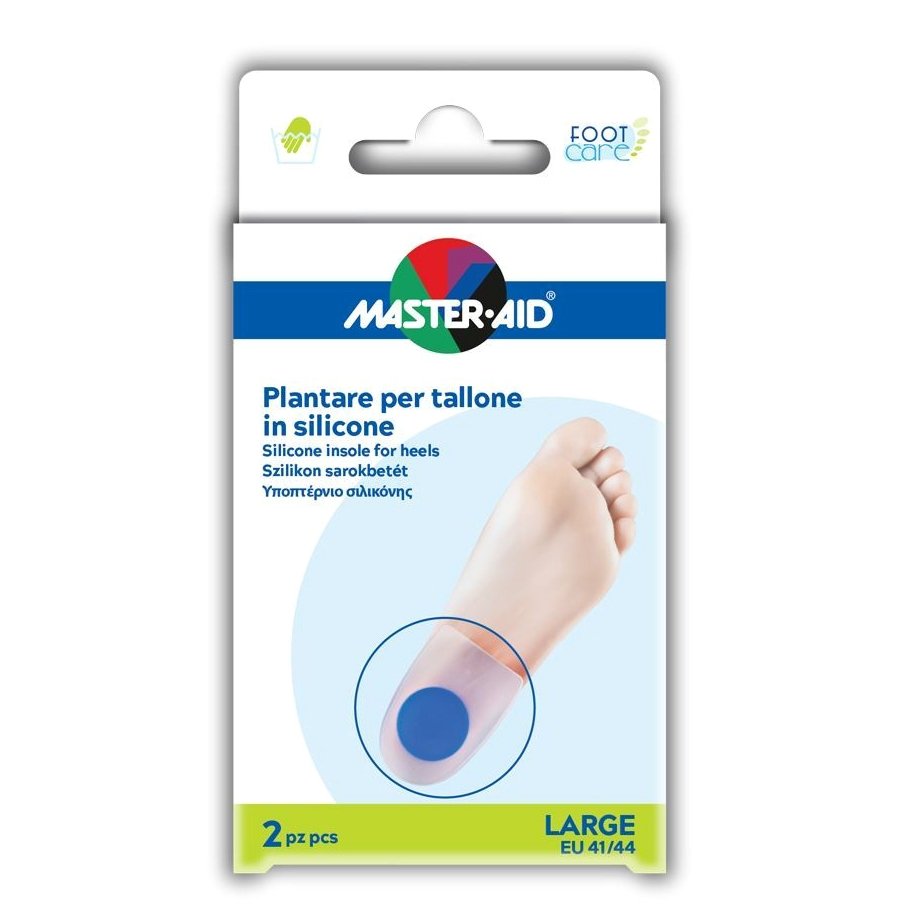 Master Aid Master Aid Silicone Insole for Heels Large 41/44 Υποπτέρνιο Σιλικόνης 2 Τεμάχια