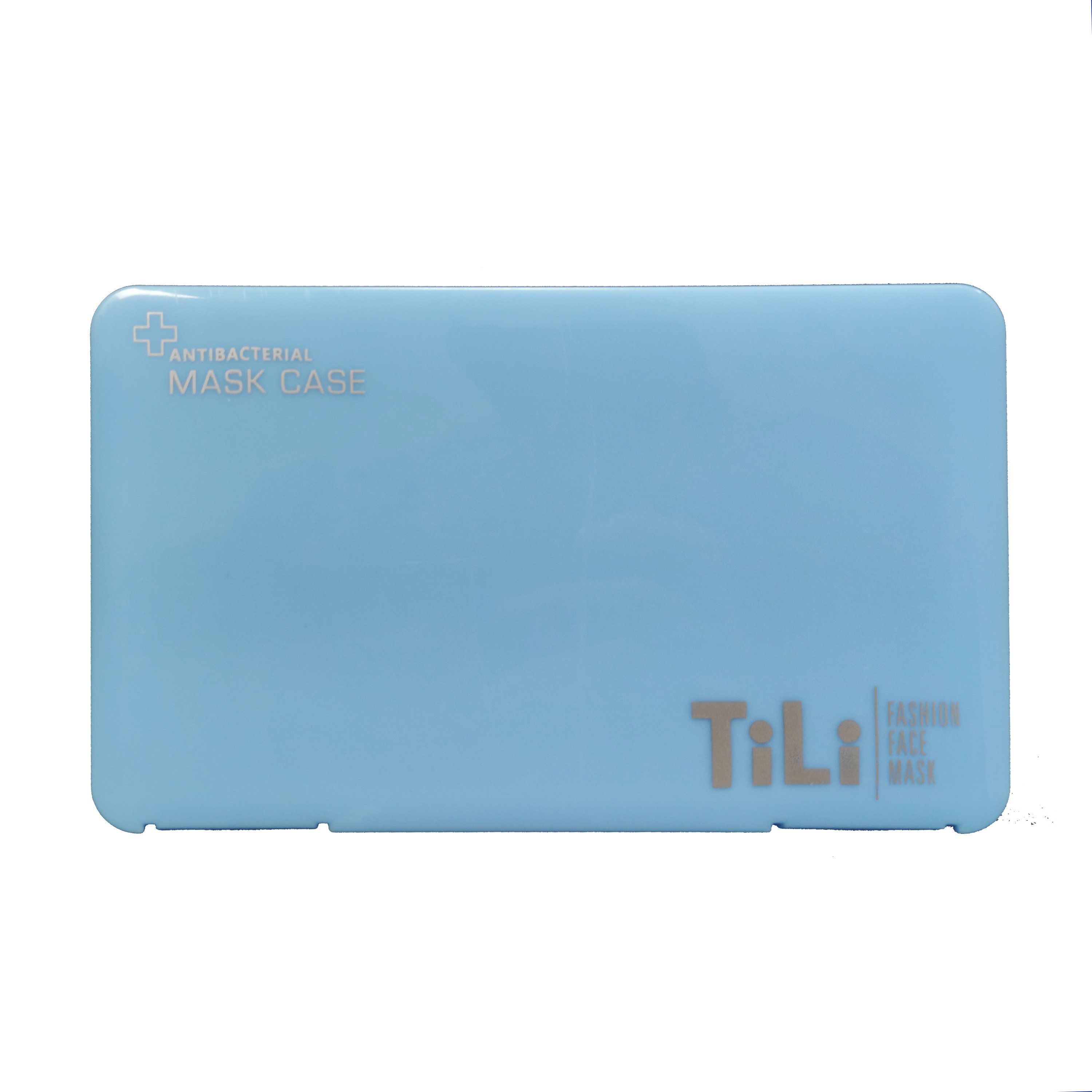 TiLi TiLi Antibacterial Mask Case Αντιβακτηριδιακή Ορθογώνια Θήκη για Μάσκα Προστασίας Προσώπου 1 Τεμάχιο - γαλάζιο