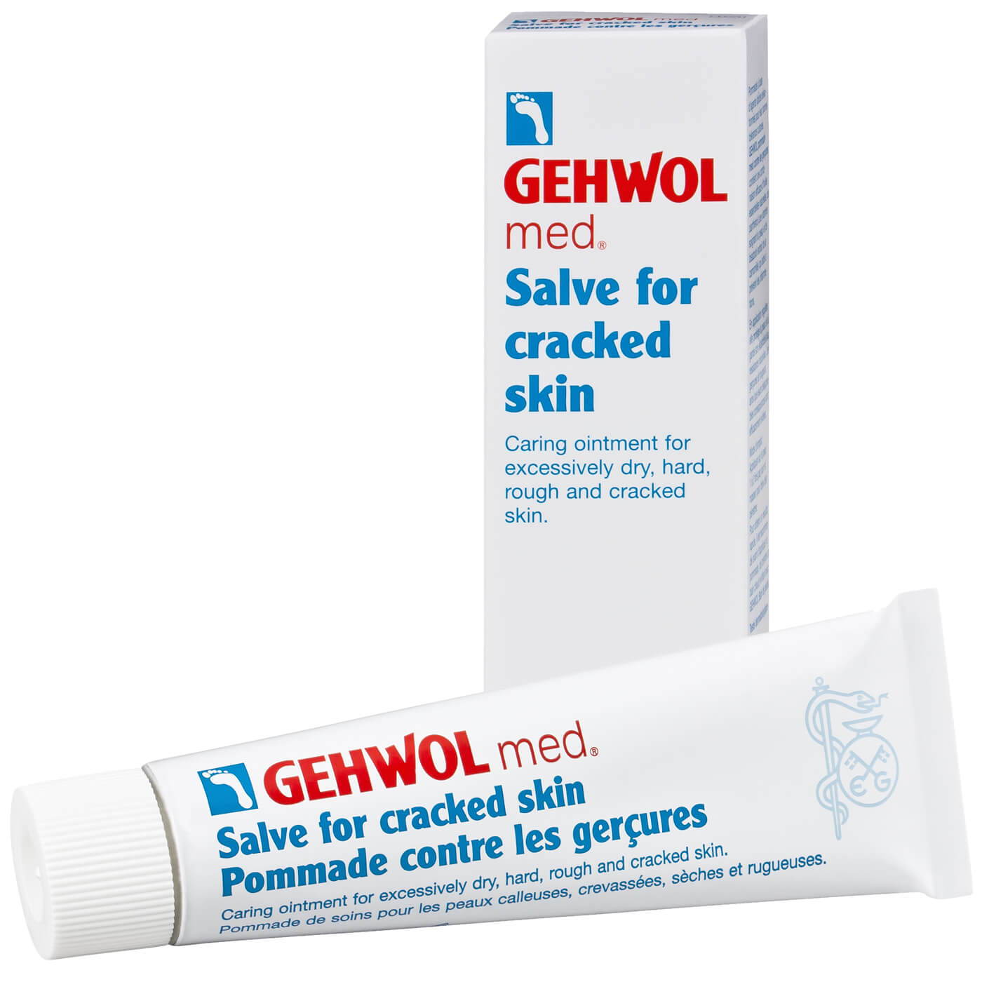 Gehwol Gehwol Med Salve for Craked Skin Αλοιφή για Ανάπλαση & Θρέψη στο Σκασμένο Δέρμα των Ποδιών 125ml