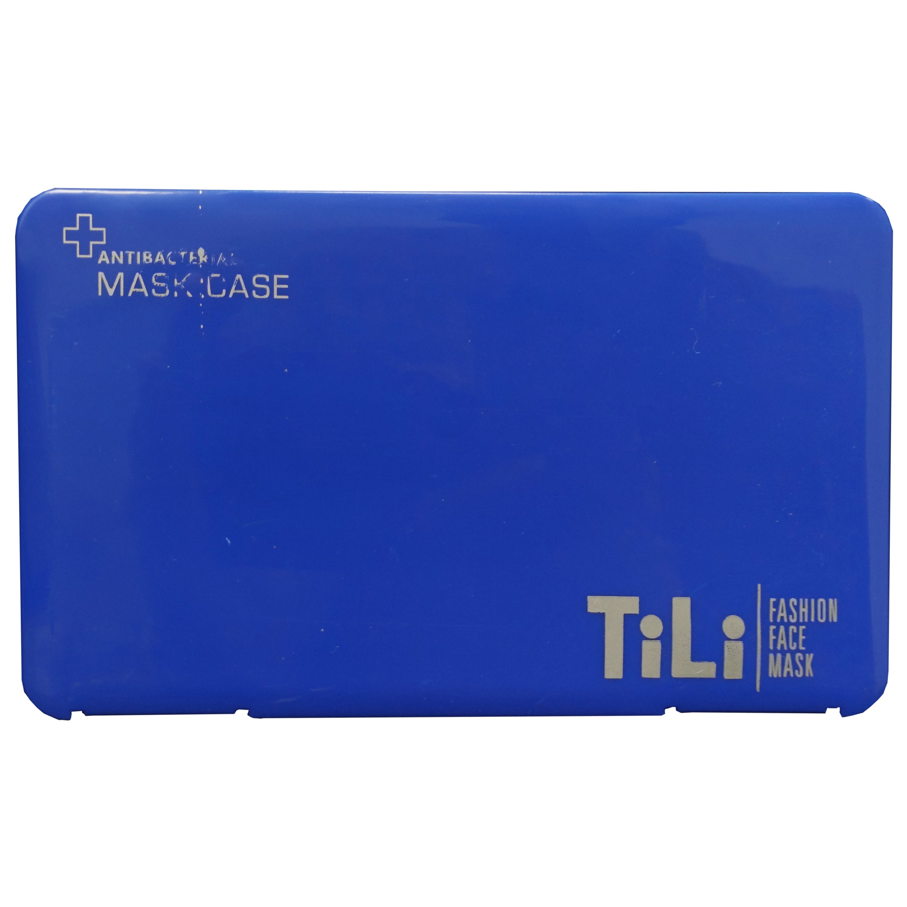 TiLi TiLi Antibacterial Mask Case Αντιβακτηριδιακή Ορθογώνια Θήκη για Μάσκα Προστασίας Προσώπου 1 Τεμάχιο - Μπλε