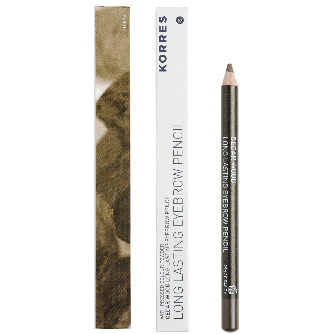 Korres Korres Eyebrow Μολύβι Φρυδιών 1.29ml - ΣΚΟΥΡΑ ΑΠΟΧΡΩΣΗ