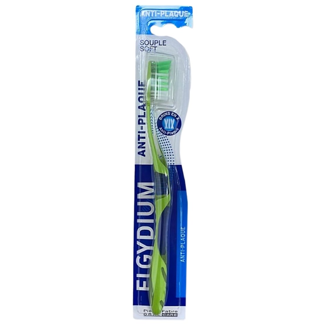 Elgydium Antiplaque Toothbrush Οδοντόβουρτσα για Βαθύ Καθαρισμό Soft 1 Τεμάχιο – πράσινο