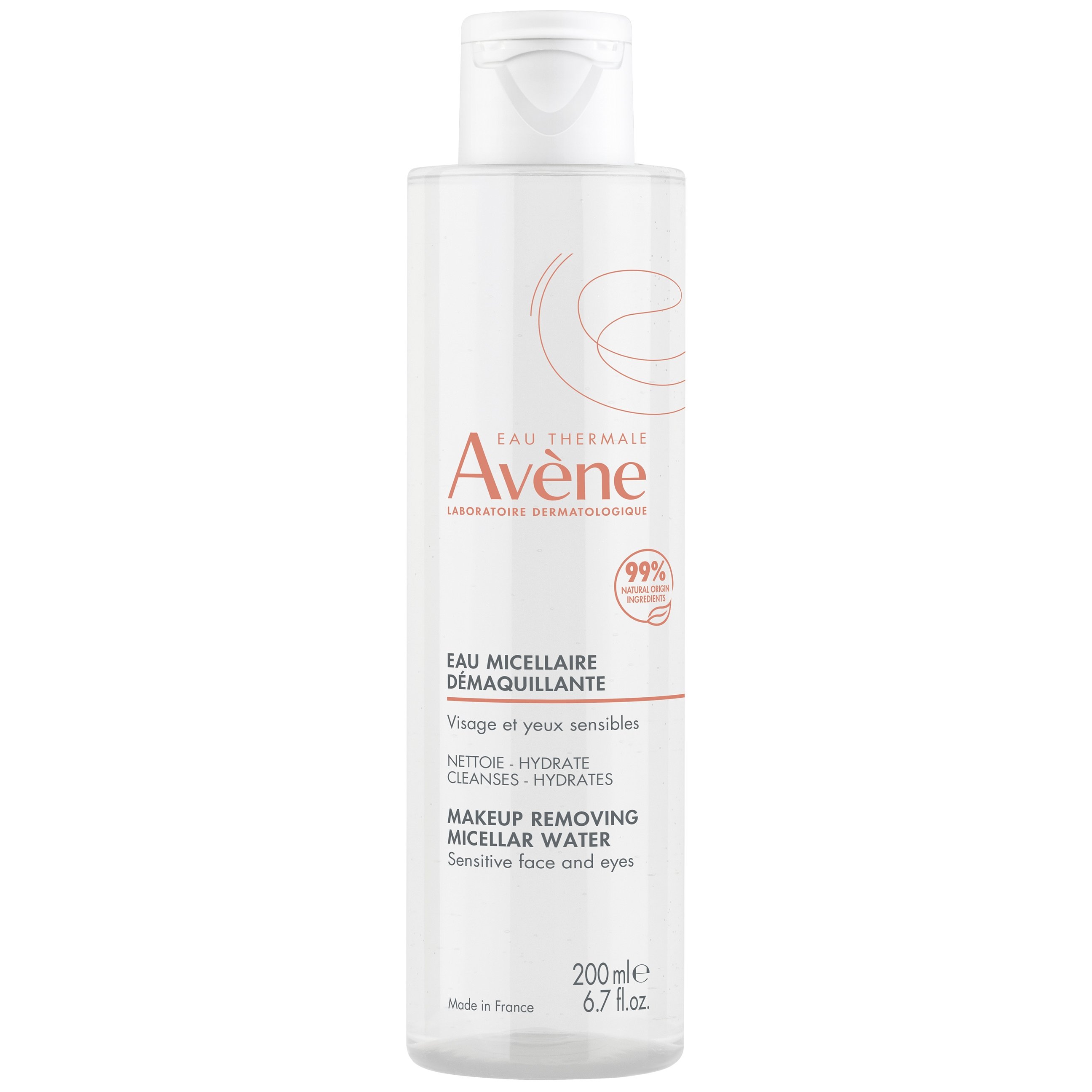 Avène Avene Make Up Removing Micellar Water for Sensitive Face & Eyes Νερό Καθαρισμού & Ντεμακιγιάζ Προσώπου, Ματιών, Κατάλληλο για Ευαίσθητο Δέρμα 200ml