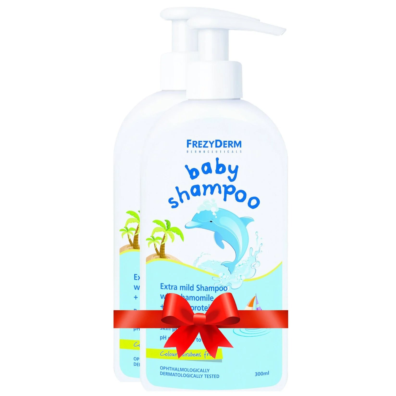 Σετ Frezyderm Baby Shampoo Βρεφικό Σαμπουάν με Χαμομήλι Εστέρες Αμυγδάλου & Πρωτείνες Σιταριού 2x300ml φωτογραφία