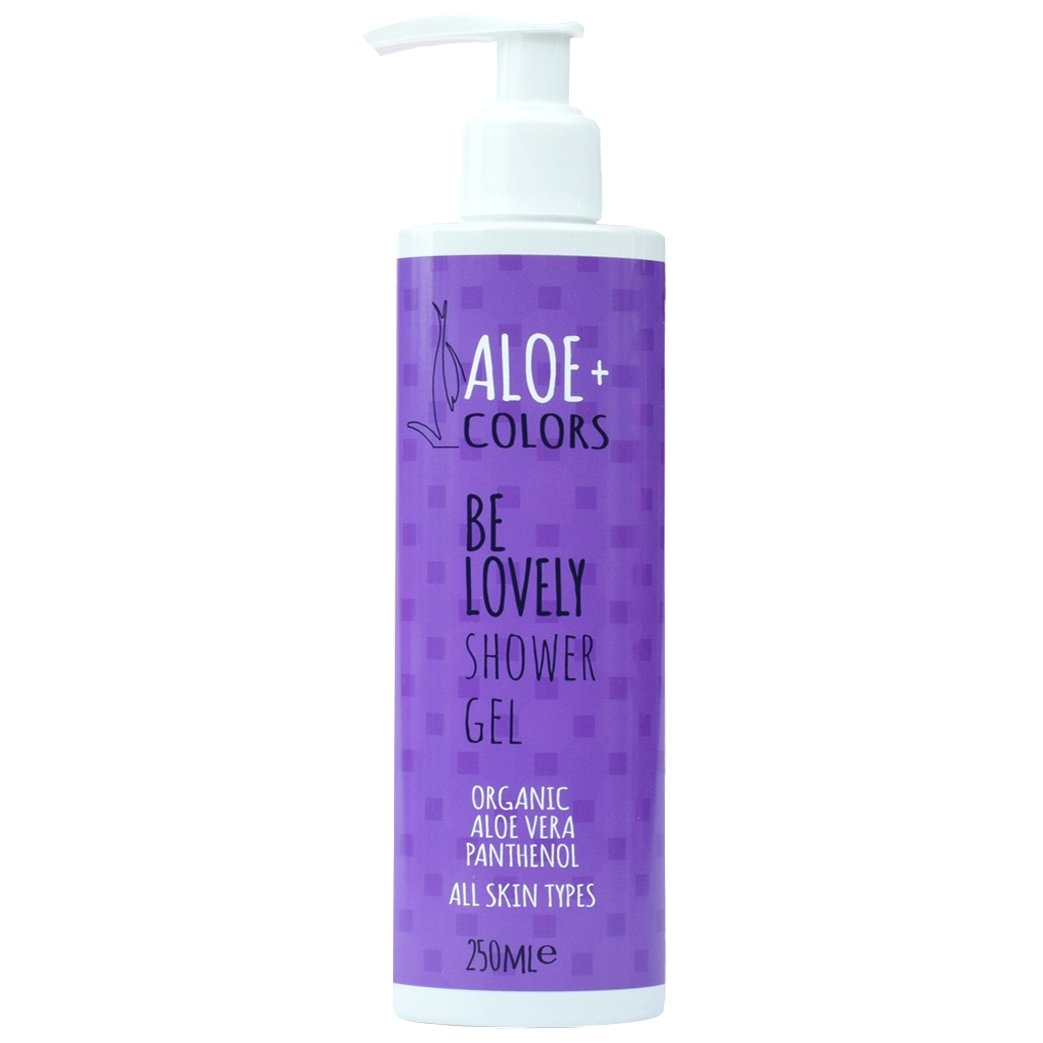 Aloe+ Colors Be Lovely Shower Gel Αφρόλουτρο για Θρέψη & Ενυδάτωση με Βιολογική Αλόη & Άρωμα Καραμέλα, Πικραμύγδαλο 250ml