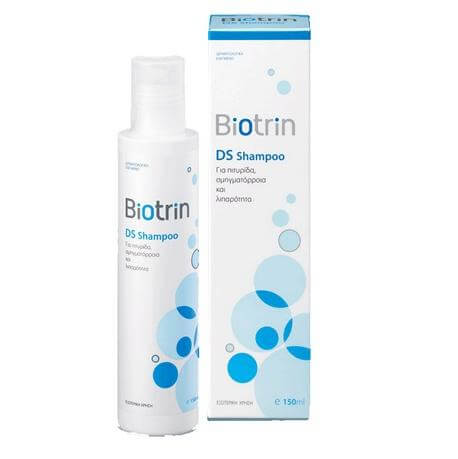 Biotrin DS Shampoo Σαμπουάν Για Πιτυρίδα Σμηγματόρροια Λιπαρότητα 150ml φωτογραφία