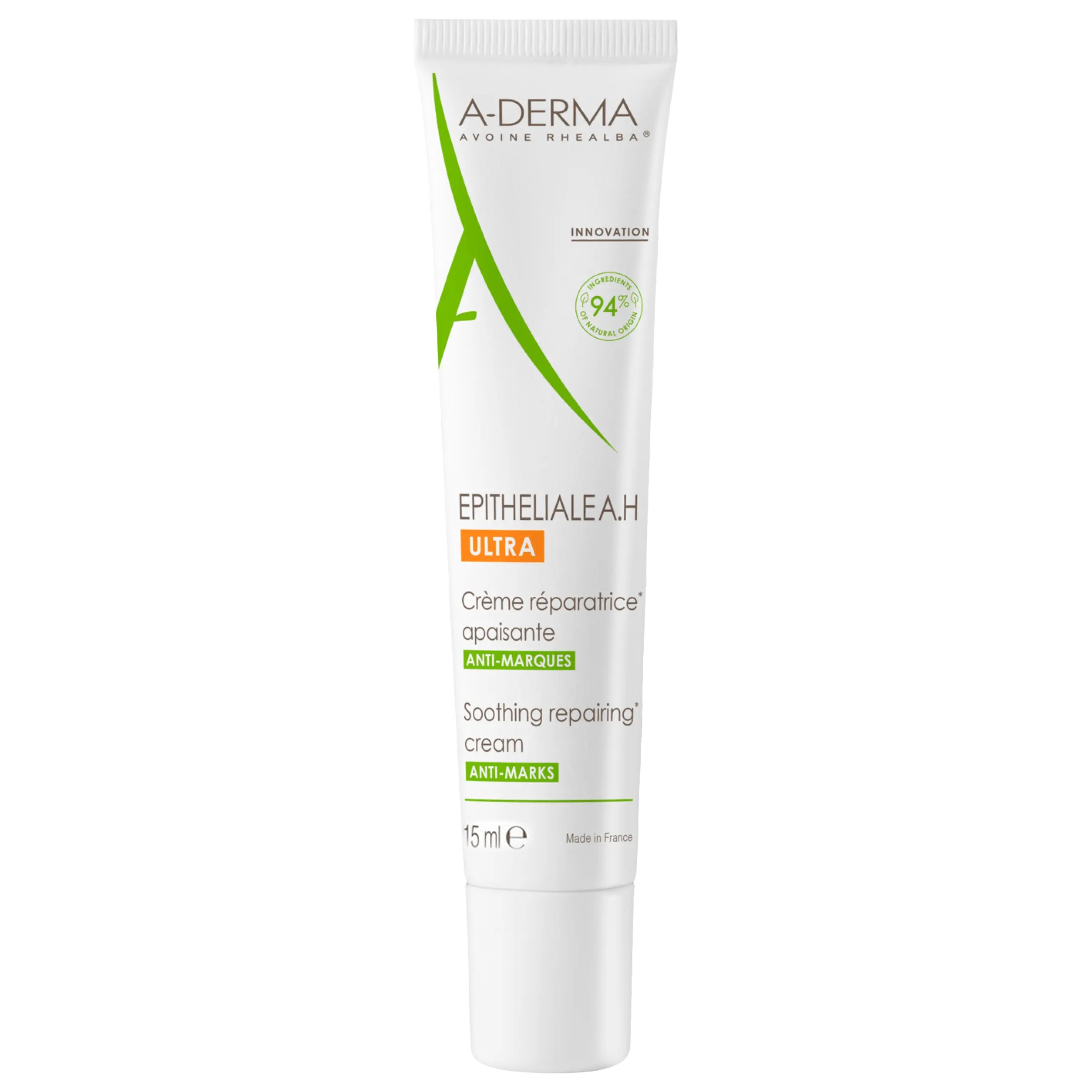 A-Derma Epitheliale A.H. Ultra Cream Καταπραϋντική Κρέμα Προσώπου, Σώματος για Επανόρθωση & Μείωση των Σημαδιών 15ml φωτογραφία