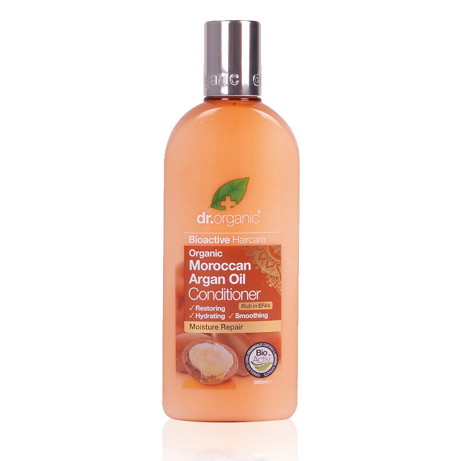 Dr Organic Dr Organic Moroccan Argan Oil Conditioner Μαλακτική Κρέμα Μαλλιών με Έλαιο Αργκάν για Αναδόμηση 265ml