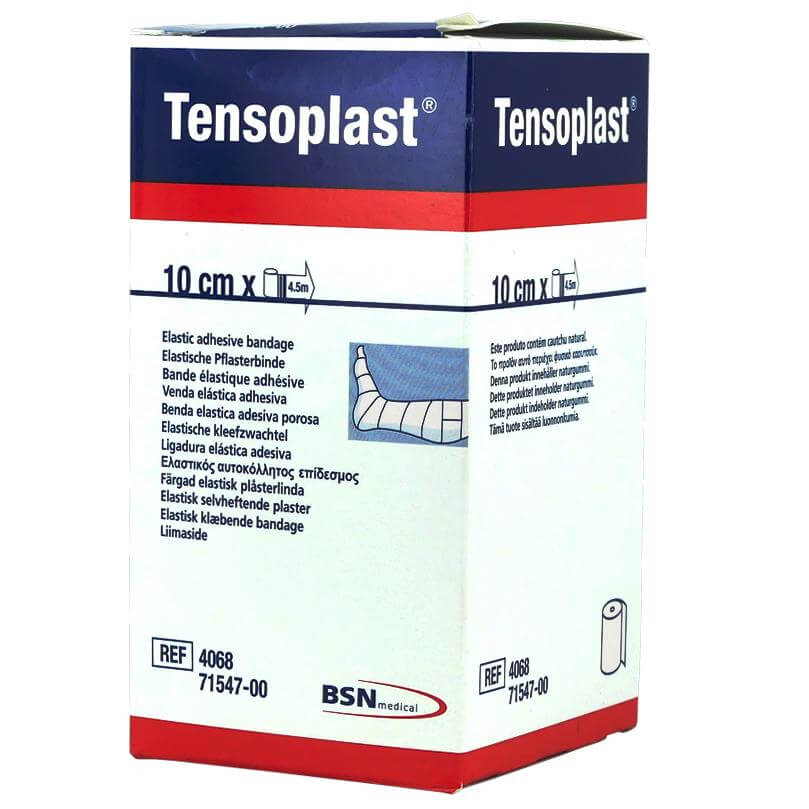 Leukoplast Tensoplast Ελαστικός Αυτοκόλλητος Επίδεσμος 10cm x 4,5m