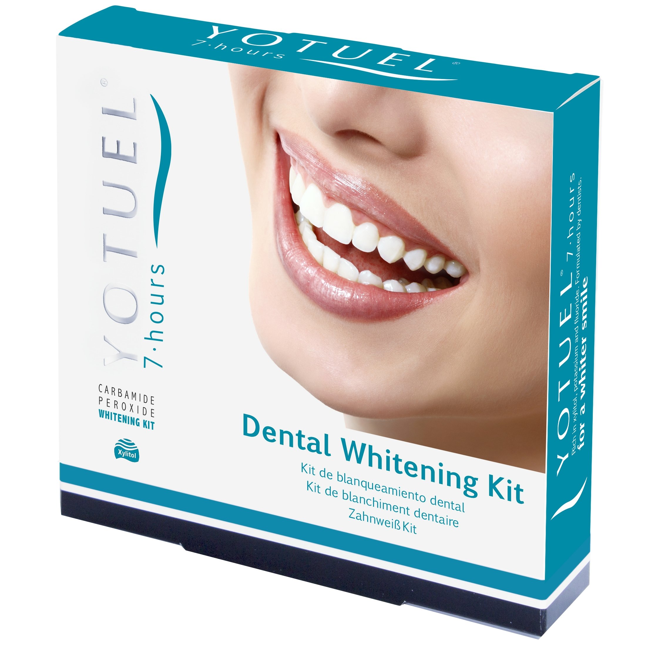 YOTUEL Yotuel 7 Hours Dental Whitening Kit Σύστημα Αποτελεσματικής & Ασφαλούς Λεύκανσης με Carbamide Peroxide & Μασελάκια Λεύκανσης Δοντιών 1 Τεμάχιο