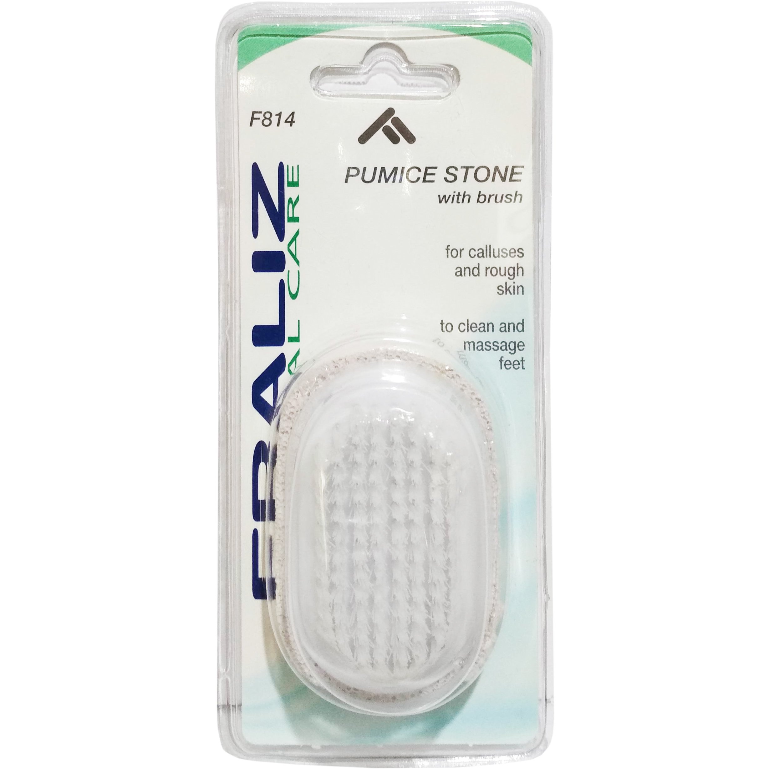 Health-Plus Fraliz F814 Pumice Stone With Brush Ελαφρόπετρα με Βουρτσάκι 1 Τεμάχιο