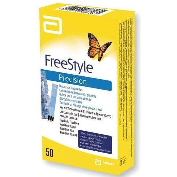 FreeStyle Precision Ταινίες Μέτρησης Γλυκόζης 50 test strips φωτογραφία