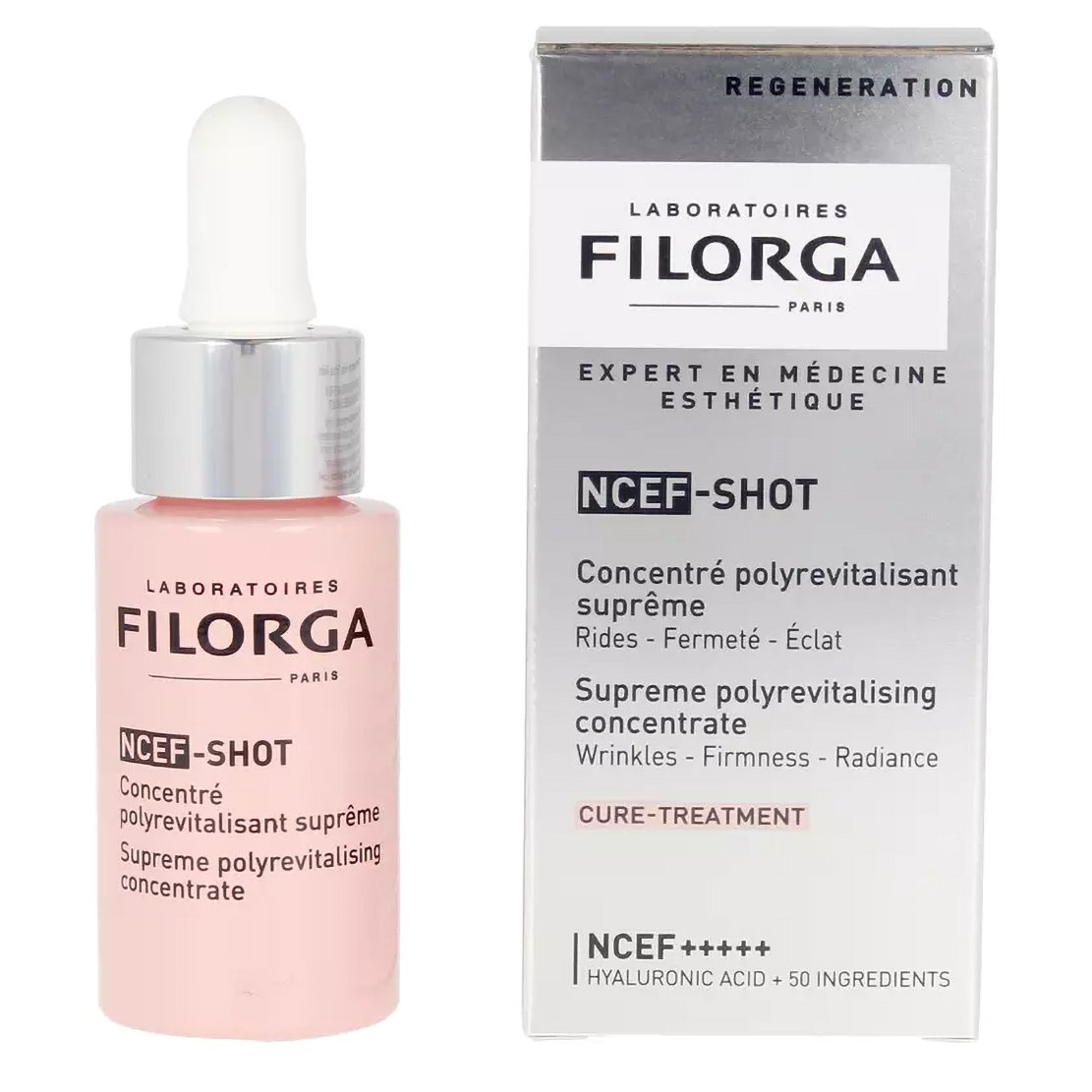 Filorga Filorga NCEF-Shot Supreme Polyrevitalisint Concentrate Cure Treatment Serum Αντιγηραντικός Ορός Προσώπου Πολλαπλής Δράσης 15ml