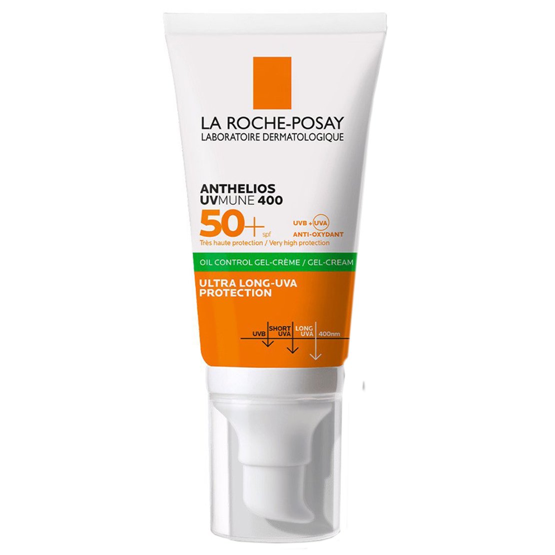 La Roche-Posay La Roche-Posay Anthelios UVMune Spf50+ Oil Control Gel-Cream Αντηλιακή Κρέμα-Gel Προσώπου Πολύ Υψηλής Προστασίας, Κατάλληλη για Λιπαρές Επιδερμίδες 50ml