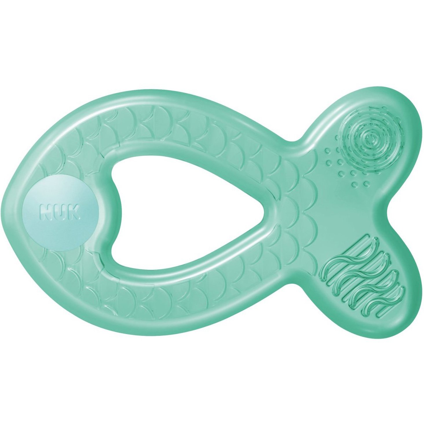 Nuk Nuk Extra Cool Teether Fish 3m+ Δροσιστικός Δακτύλιος Οδοντοφυΐας Ψαράκι 1 Τεμάχιο - Γαλάζιο