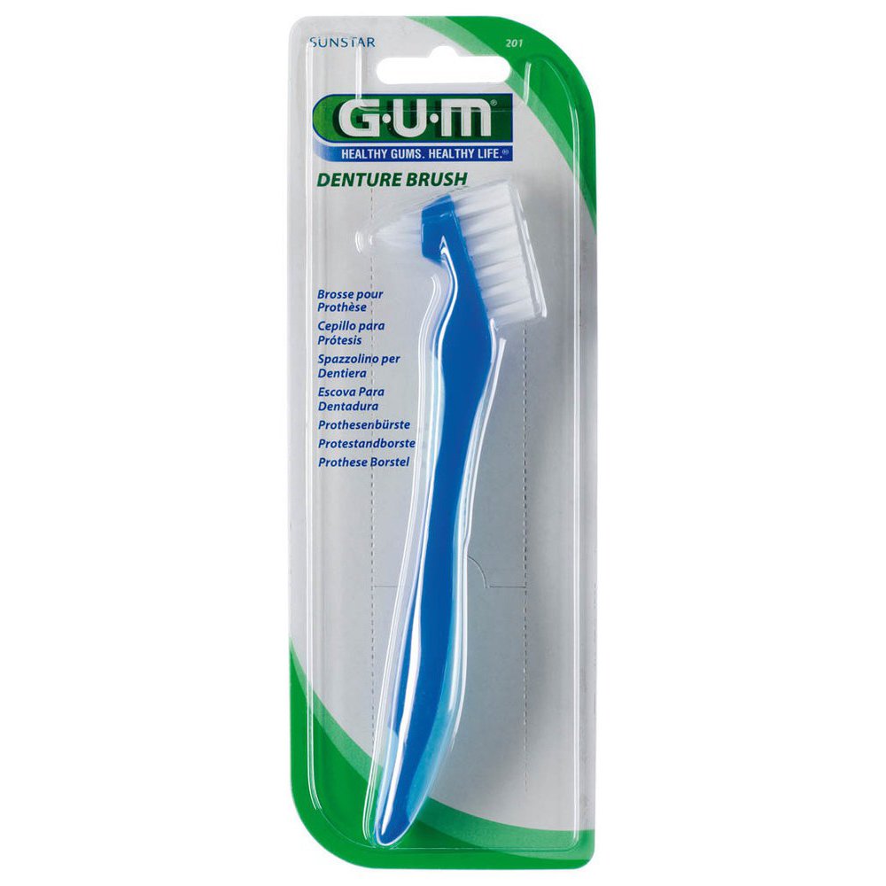 Gum Denture Brush Οδοντόβουρτσα για Τεχνητή Οδοντοστοιχία 1 Τεμάχιο – Μπλε