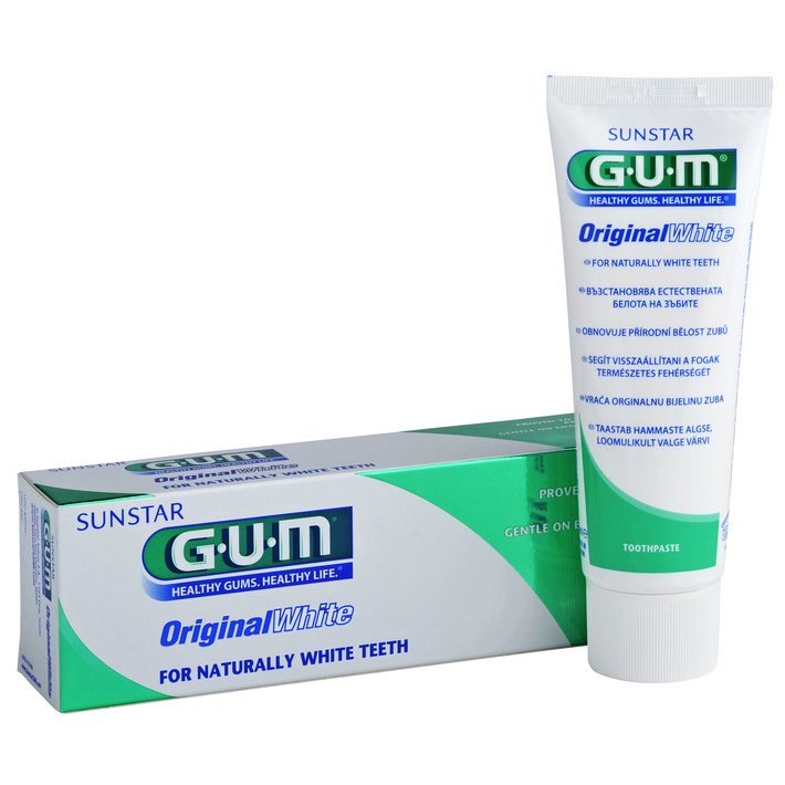 Gum Gum 1745 Original White Toothpaste Οδοντόκρεμα για Φυσικά Λευκά Δόντια 75ml