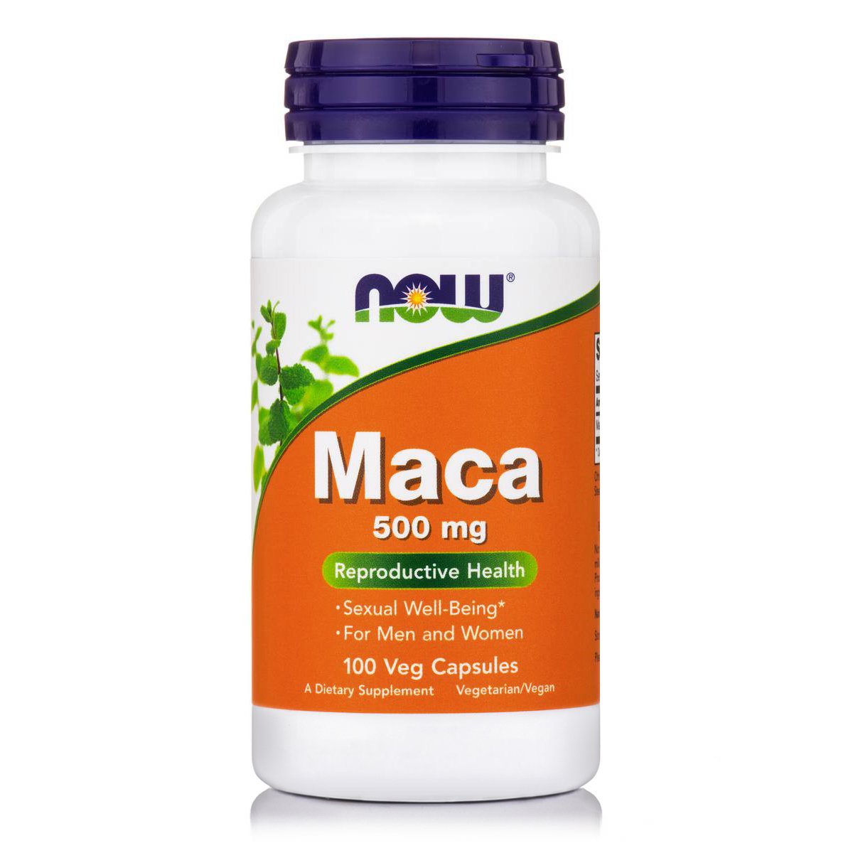 Now Now Foods Maca 500mg Συμπλήρωμα Διατροφής από το Φυτό Maca για Ενέργεια & Αύξηση της Λίμπιντο 100 VegCaps