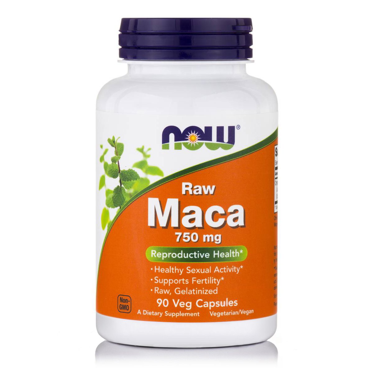 Now Now Foods Maca 750mg Raw Συμπλήρωμα Διατροφής, Βιολογική Maca για Ορμονική Ισορροπία, Αύξηση Λίμπιντο, Αντοχή 90veg.caps