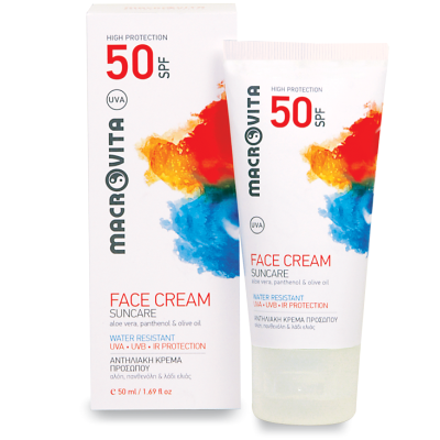 Macrovita Macrovita Suncare Face Cream Spf50 Για Όλους τους Τύπους Δέρματος 50ml