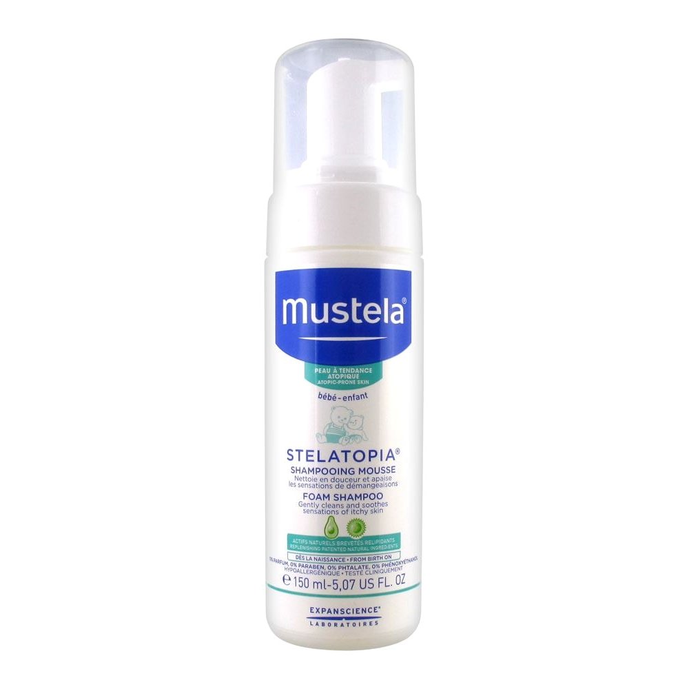 Mustela Mustela Stelatopia Foam Shampoo Για τα Ευαίσθητα Μαλλιά του Νεογέννητου 150ml