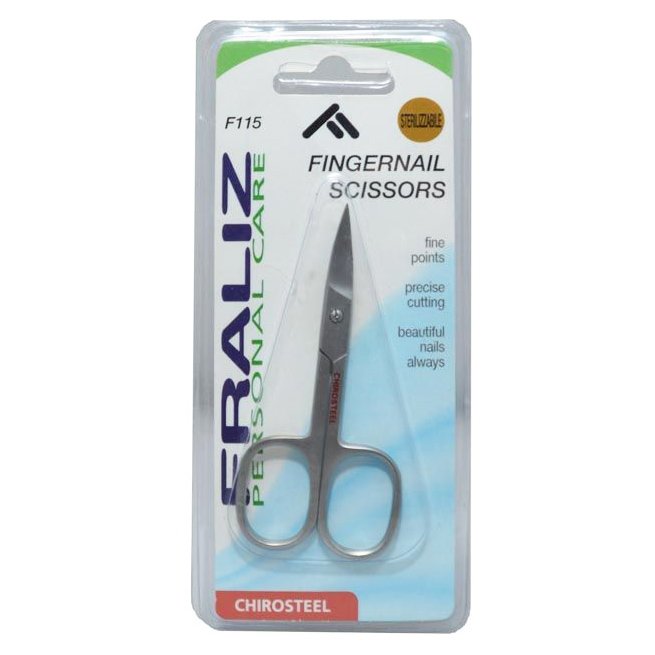 Health-Plus Fraliz F115 Fingernails Scissors Ψαλιδάκι για τα Νύχια των Χεριών Καμπυλωτό 1 Τεμάχιο