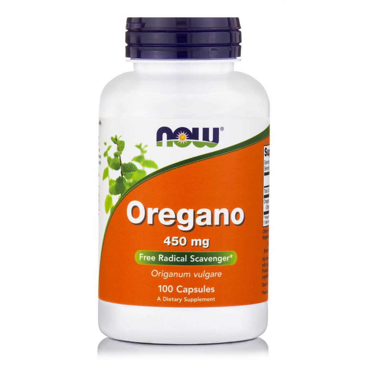 Now Now Foods Oregano 450mg Συμπλήρωμα Διατροφής από Άγρια Ρίγανη, Αντιμικροβιακό, Αντιβιοτικό, Αντιμυκητιασικό 100 Caps