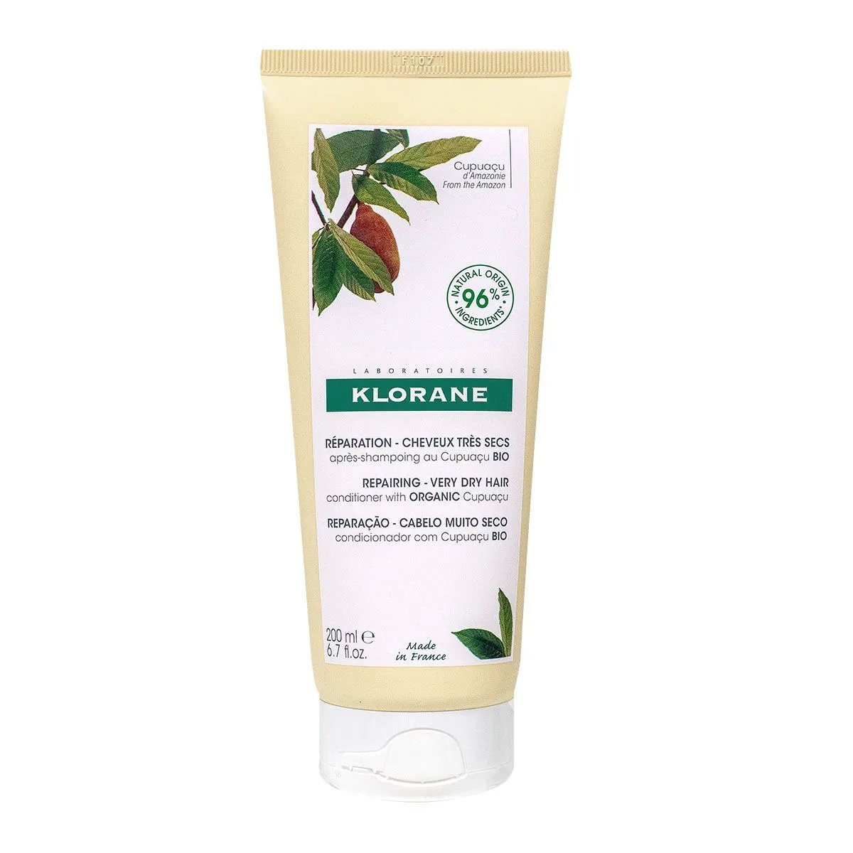 Klorane Klorane Cupuacu Butter Conditioner Nourishing & Repairing Μαλακτική Κρέμα για Ξηρά Μαλλιά 200ml