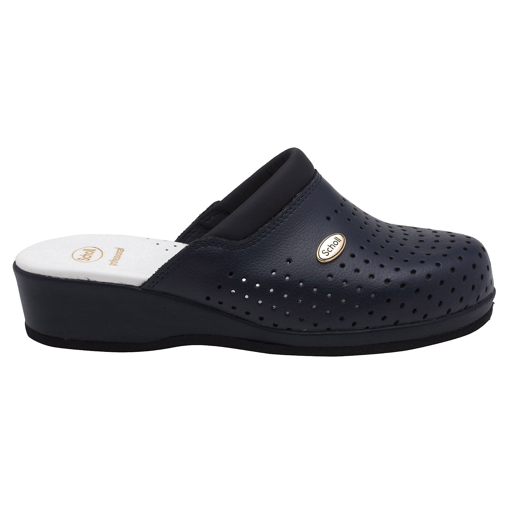 Scholl Shoes Scholl Shoes Slides Blue Navy Clog Backguard Σαμπό Μπλε Επαγγελματικά Παπούτσια που Χαρίζουν Σωστή Στάση & Φυσικό Βάδισμα Χωρίς Πόνο 1 Ζευγάρι - 43